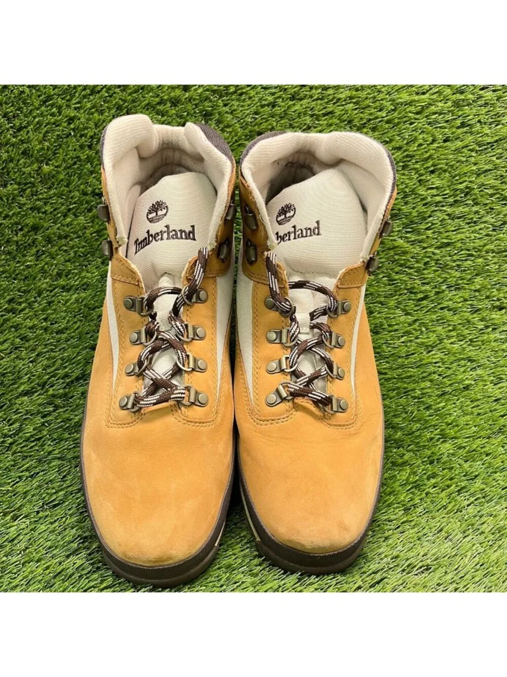 Timberland Euro Hiker Mens Size 13 Brown Leather Outdoor Waterproof Hiking Boots